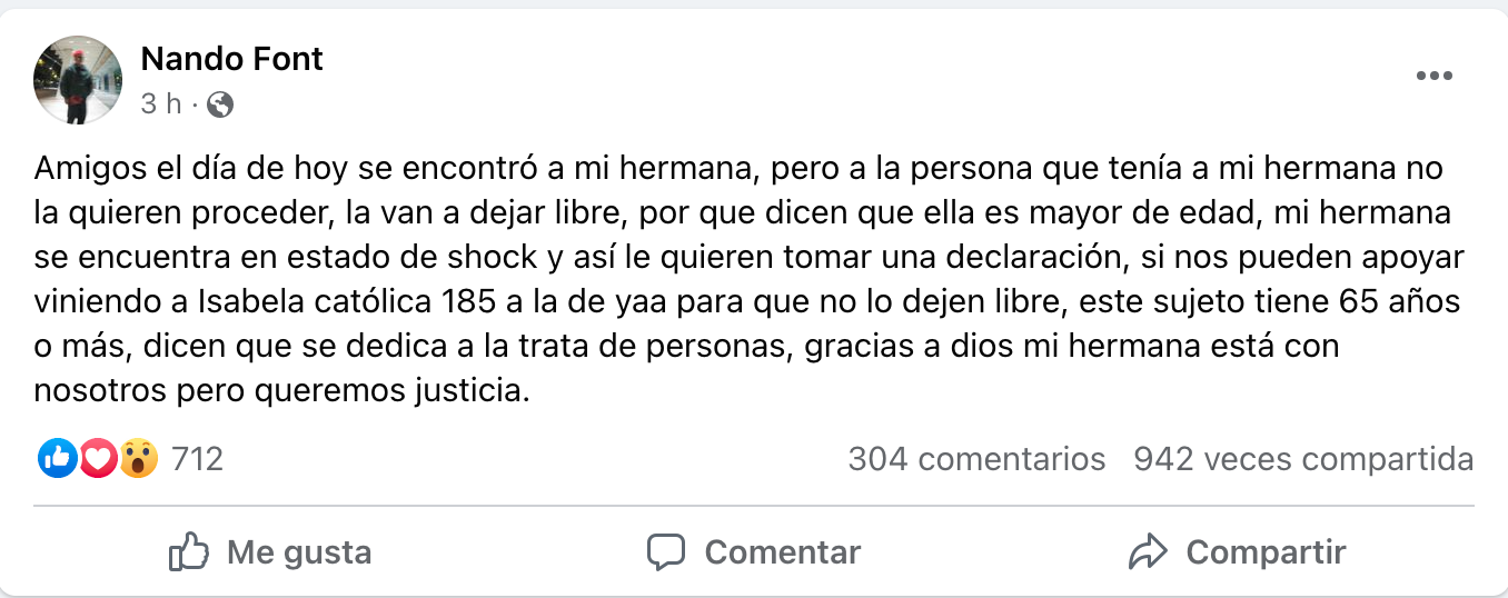 La joven rapera Inof es localizada con vida