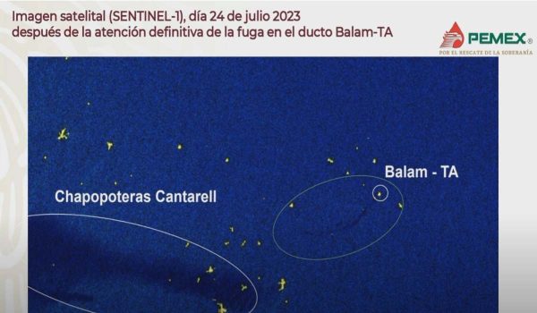 emanaciones fuga el Balam