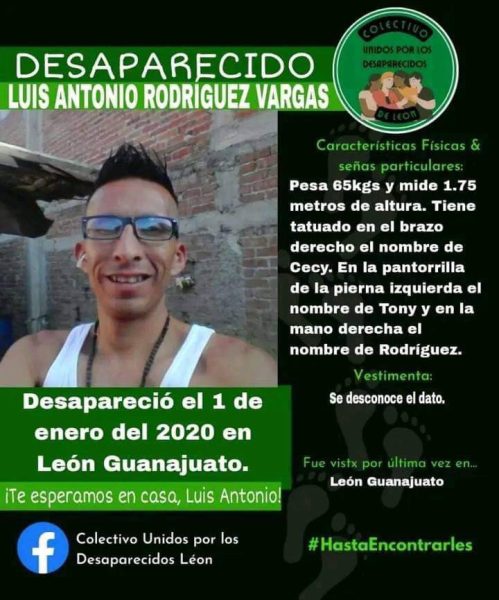 hijo catalina vargas desaparecido