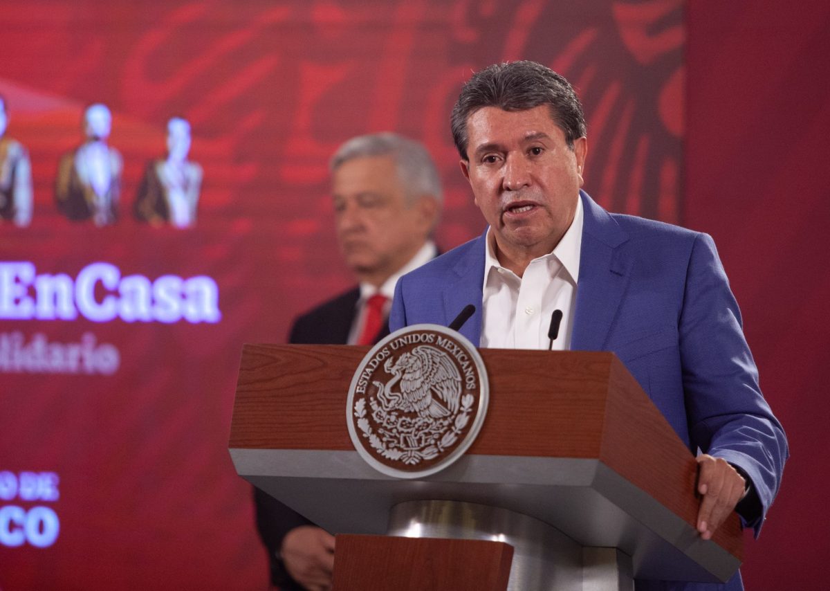 Monreal en mañanera de AMLO