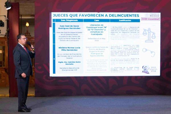AMLO denuncia jueces