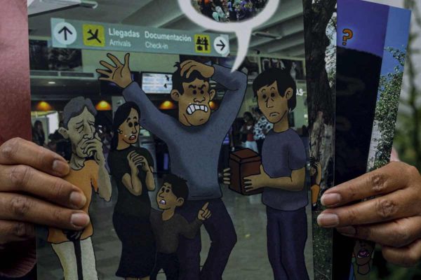 Organizaciones armaron cartillas con 20 dibujos donde explican el proceso de búsqueda de migrantes no localizados
