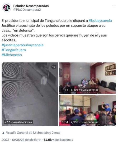 denuncia alcalde de Tangancícuaro