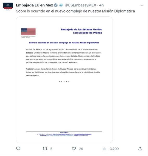 embajada estados unidos