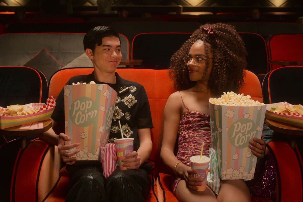 Tao Xu (William Gao) y Elle Argent (Yasmin Finney) en Heartstopper temporada 2