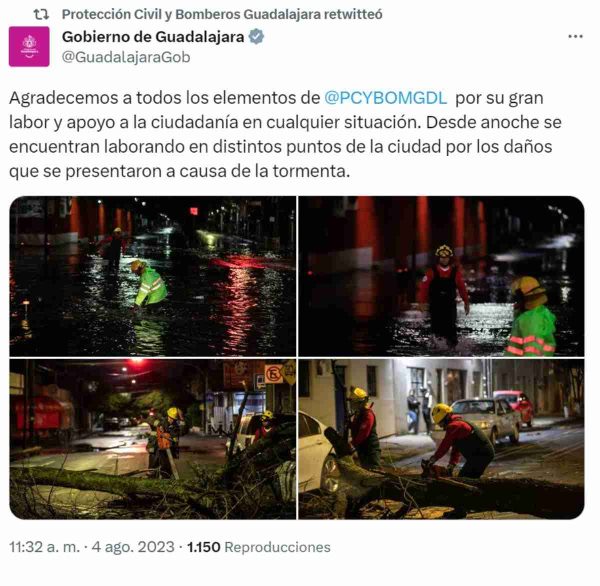 inundación Guadalajara
