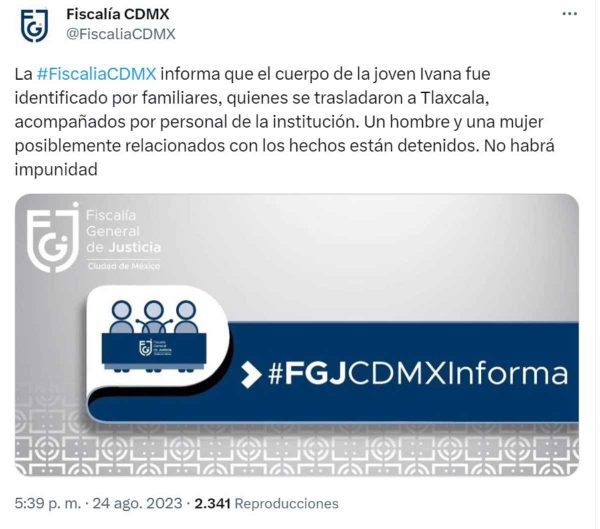 ivana huato fiscalía cdmx