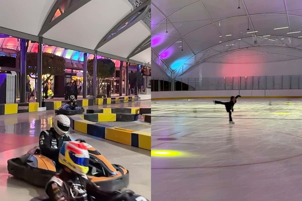 gokarts pista de hielo cielo abierto
