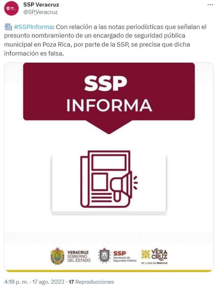 policía poza rica