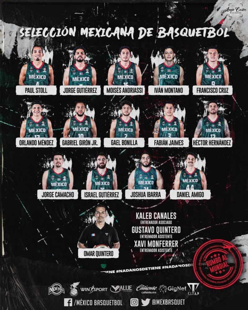 Selección Mexicana de Basquetbol.