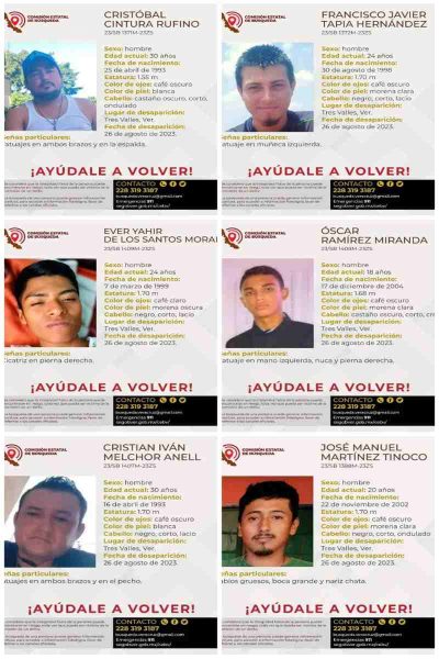 fichas de busqueda desaparecidos tres valles veracruz