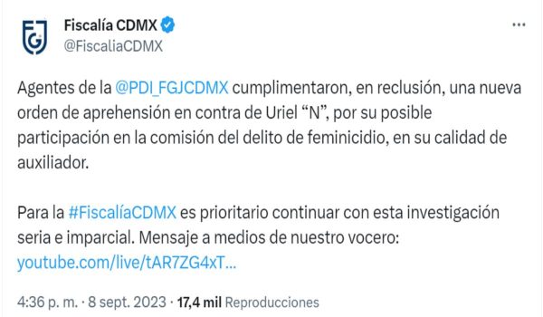 fiscalía cdmx uriel carmona