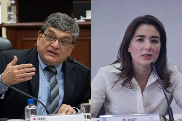 Los consejeros electorales Uuc-kib Espadas y Dania Ravel se enfrascaron en una discusión durante la sesión del Consejo General del INE