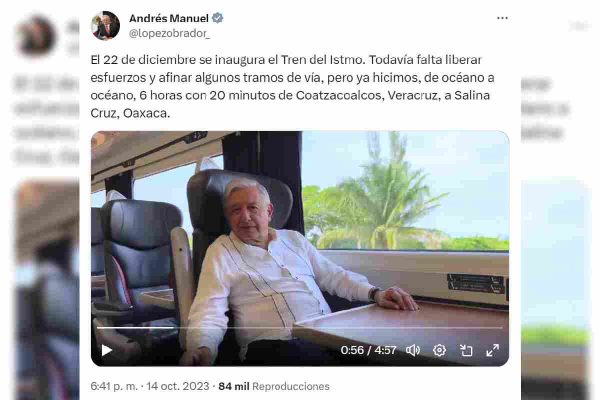 AMLO tren del istmo