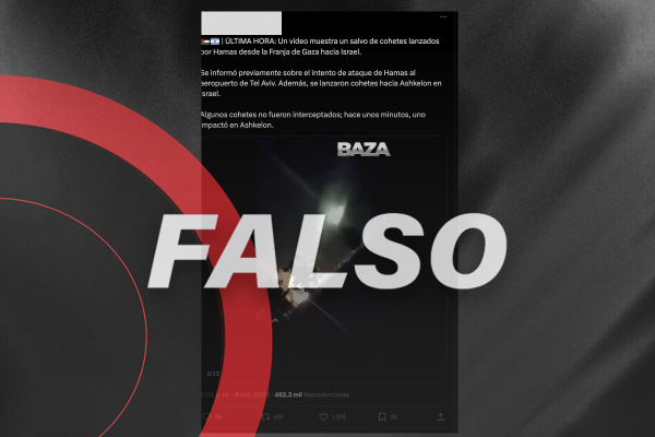 Video de lanzamiento de cohetes es de Siria en 2020
