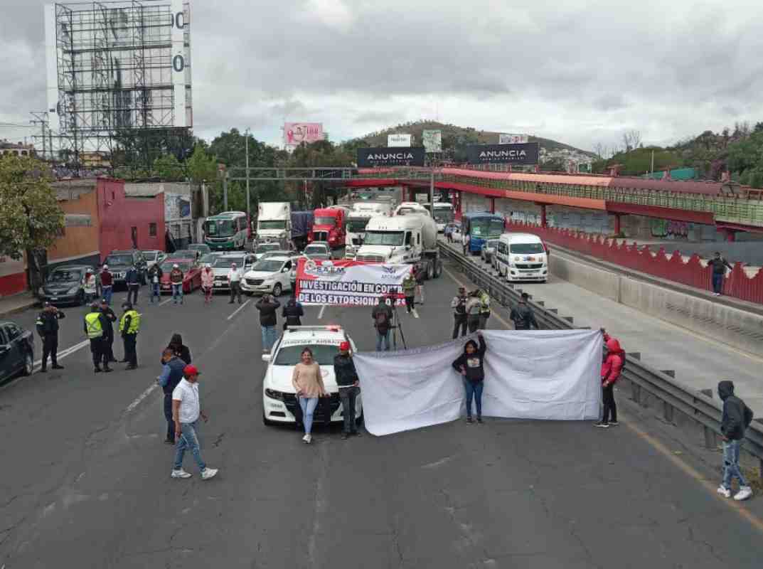 bloqueo mexico pachuca hoy