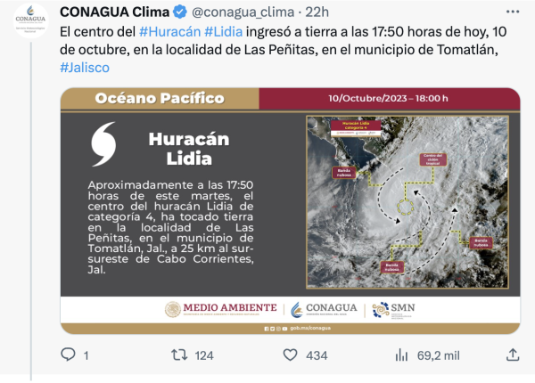 Este derrumbe no fue por huracán en Puerto Vallarta, sucedió en China