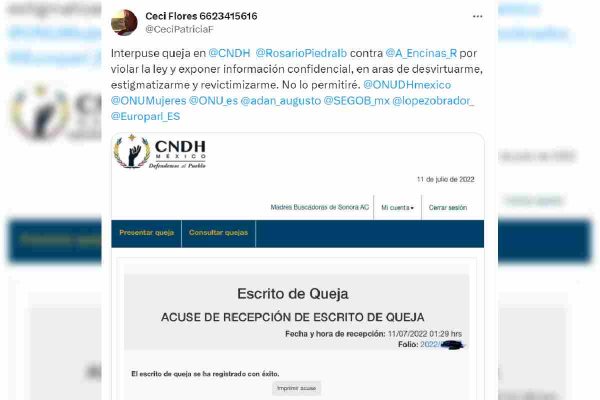 ceci flores queja encinas cndh