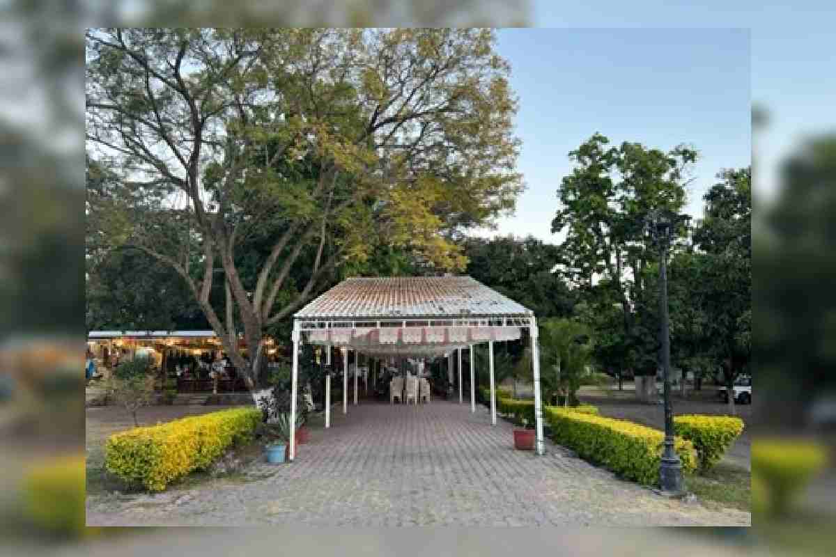 Atrio del convento del siglo XVI de Yautepec, Morelos. Desde 2017 aquí se realizan los eventos religiosos.