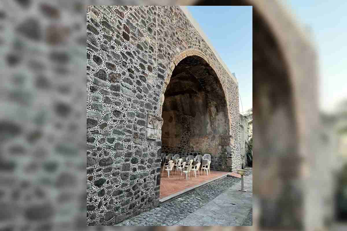 Capilla del Convento del siglo XVI en Yautepec, Morelos.