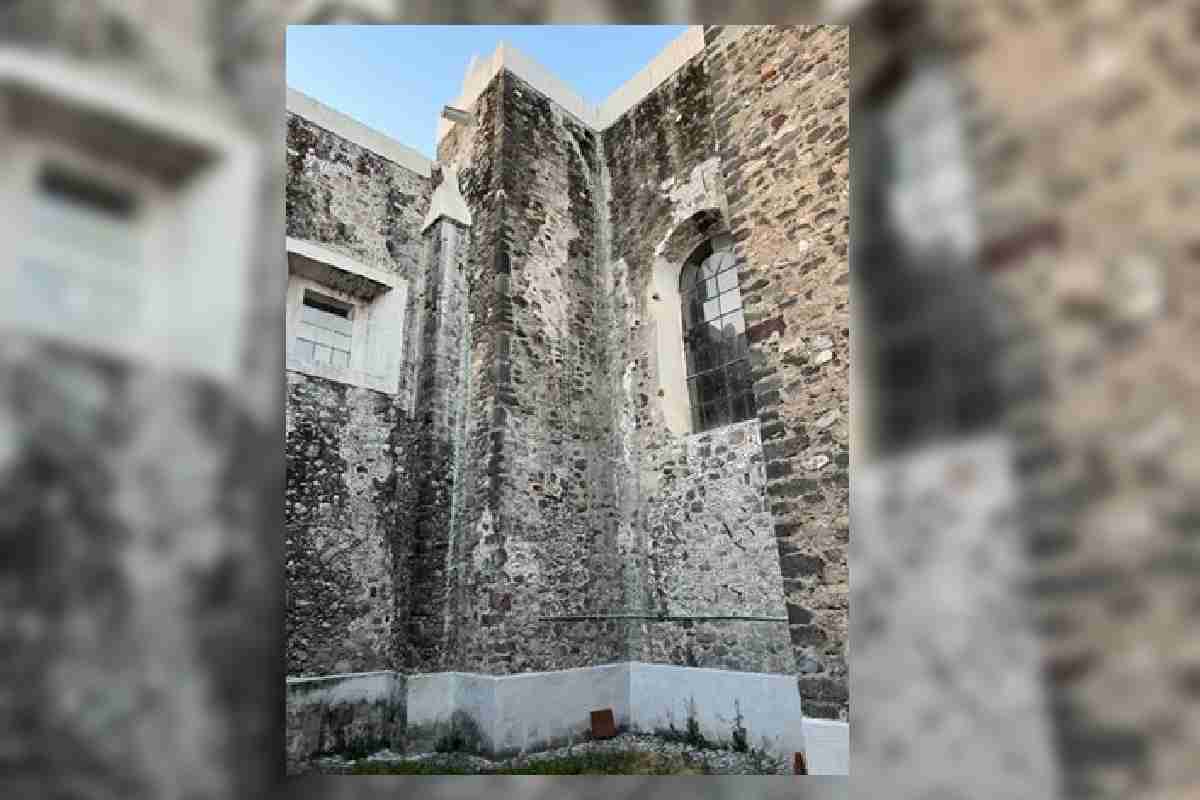 Exterior del Convento del siglo XVI en Yautepec, Morelos.