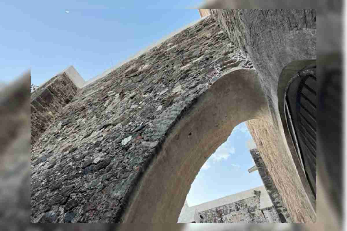 Exterior del Convento del siglo XVI en Yautepec, Morelos.