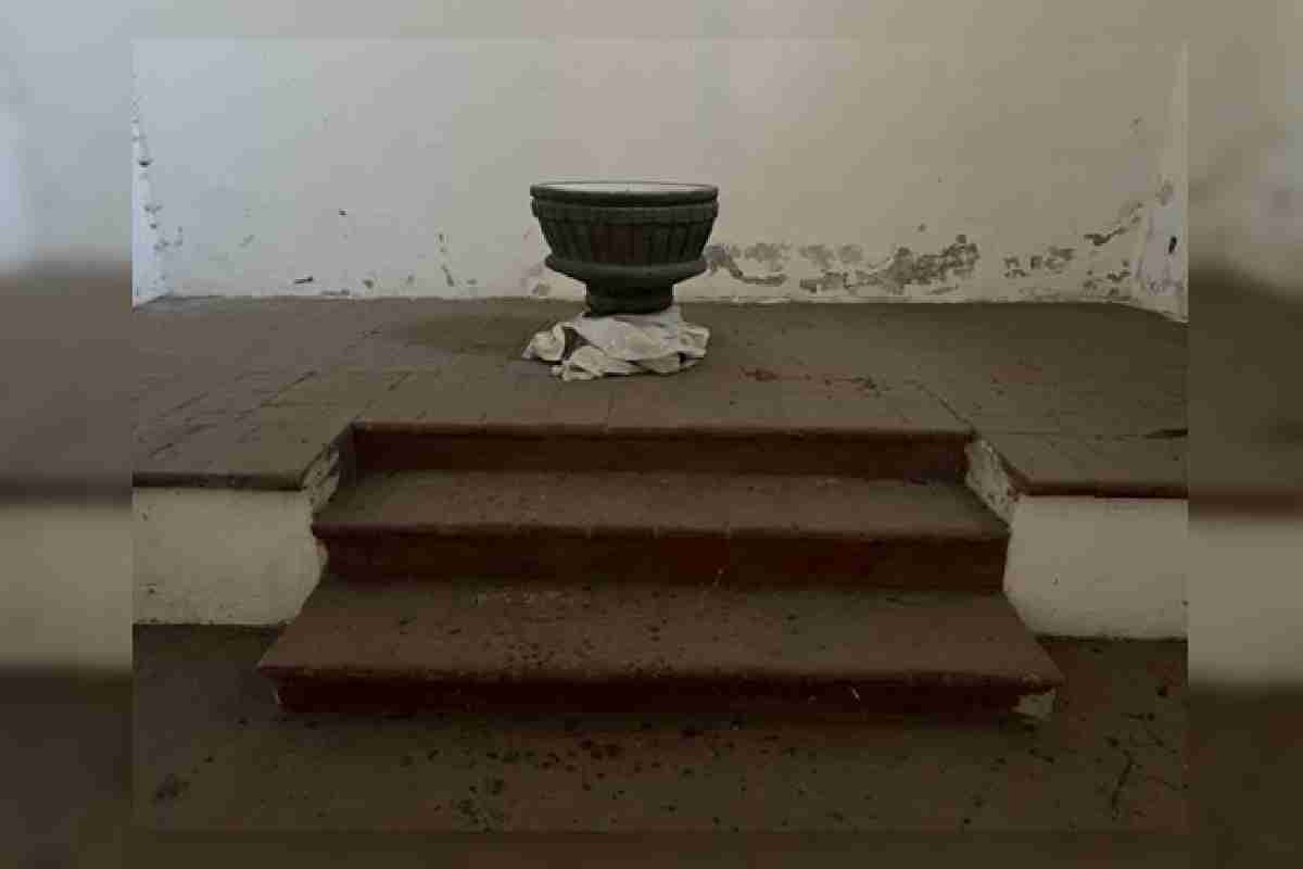 Interior del Convento del siglo XVI en Yautepec, Morelos.