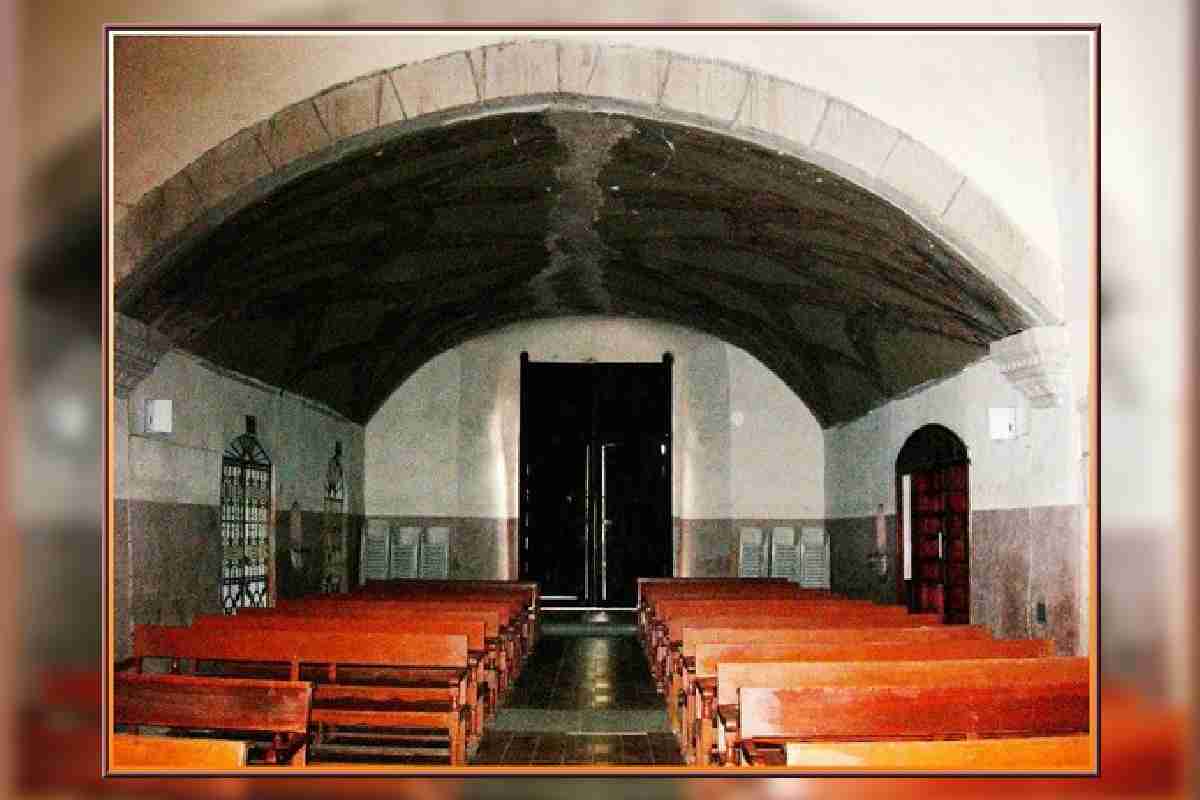 Interior del Convento del siglo XVI en Yautepec, Morelos.