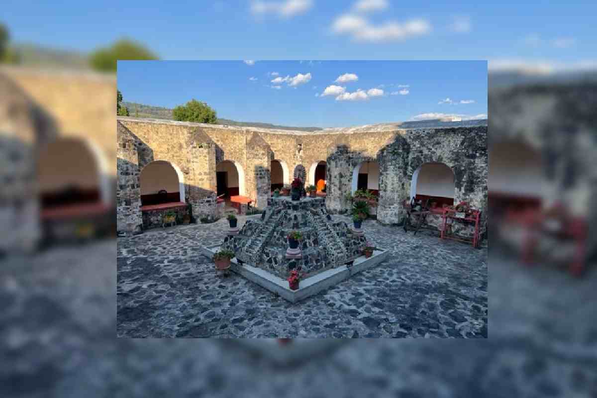 Arcos del Convento de la Purificación, en Tlanepantla, Morelos.