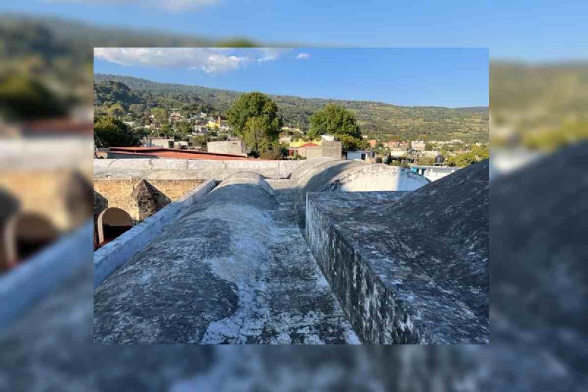 Techo del Convento de la Purificación en Tlanepantla, Morelos.