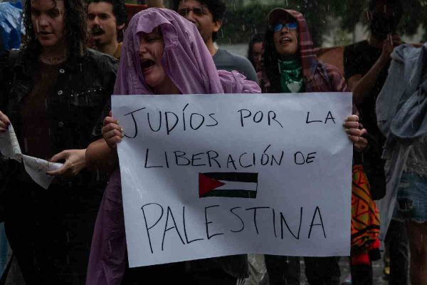 marcha embajada israel palestina