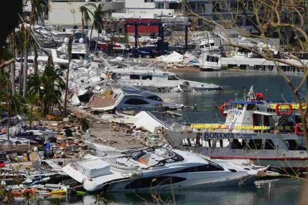 Daños en Acapulco, Guerrero, tras el paso del huracán Otis