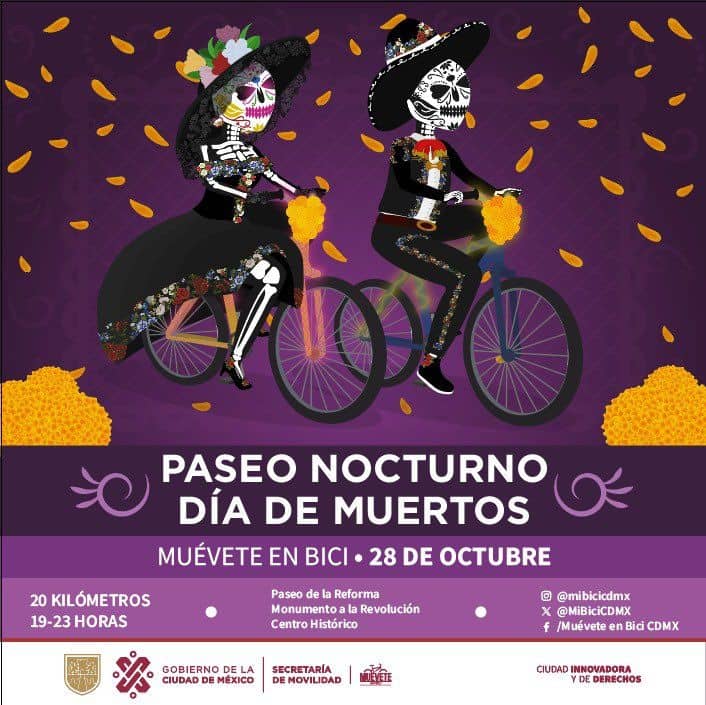 paseo nocturno dia de muertos
