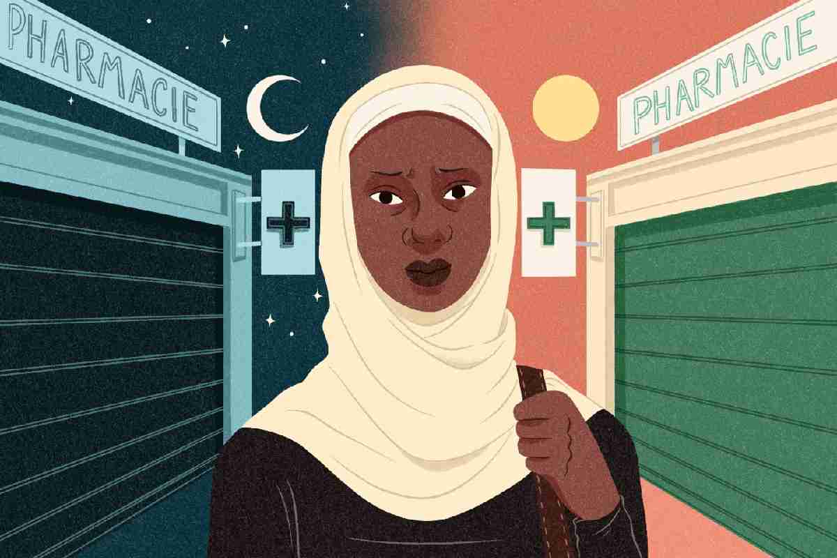 Ilustración sobre el caso de Rasha, una joven que ingresó al Hospital de Referencia de Bangui, en Africa Subsahariana, con complicaciones relacionadas con el aborto que podrían poner en peligro su vida.