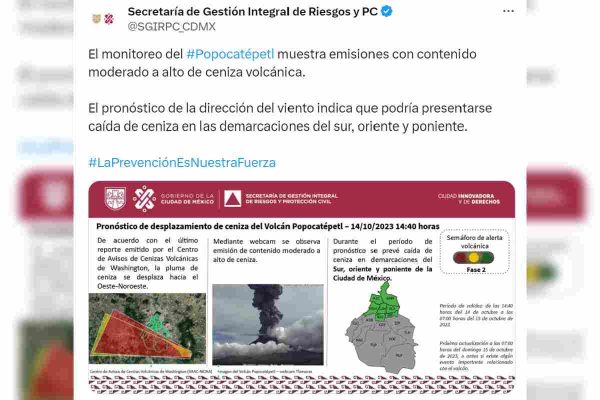 recomendaciones popocatepetl