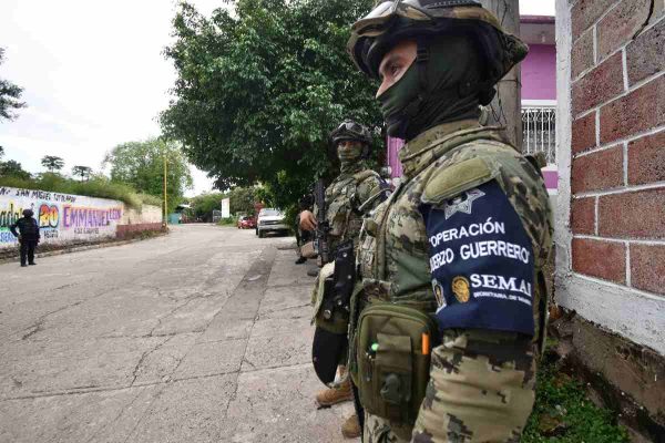 Militares realizan labores de vigilancia en Tierra Caliente, Guerrero