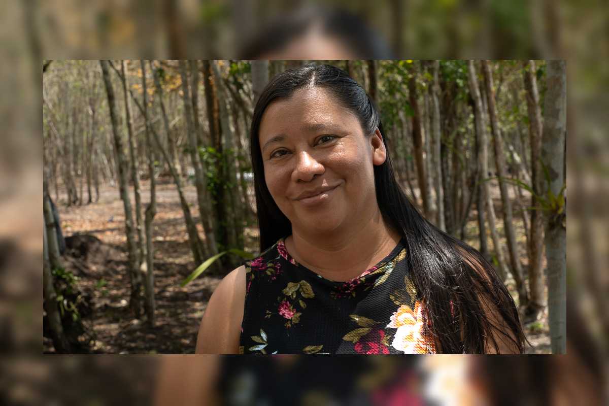 Jesse Edaly Monrraga García de La Guadalupe, Calakmul, Campeche. Defensora del agua.