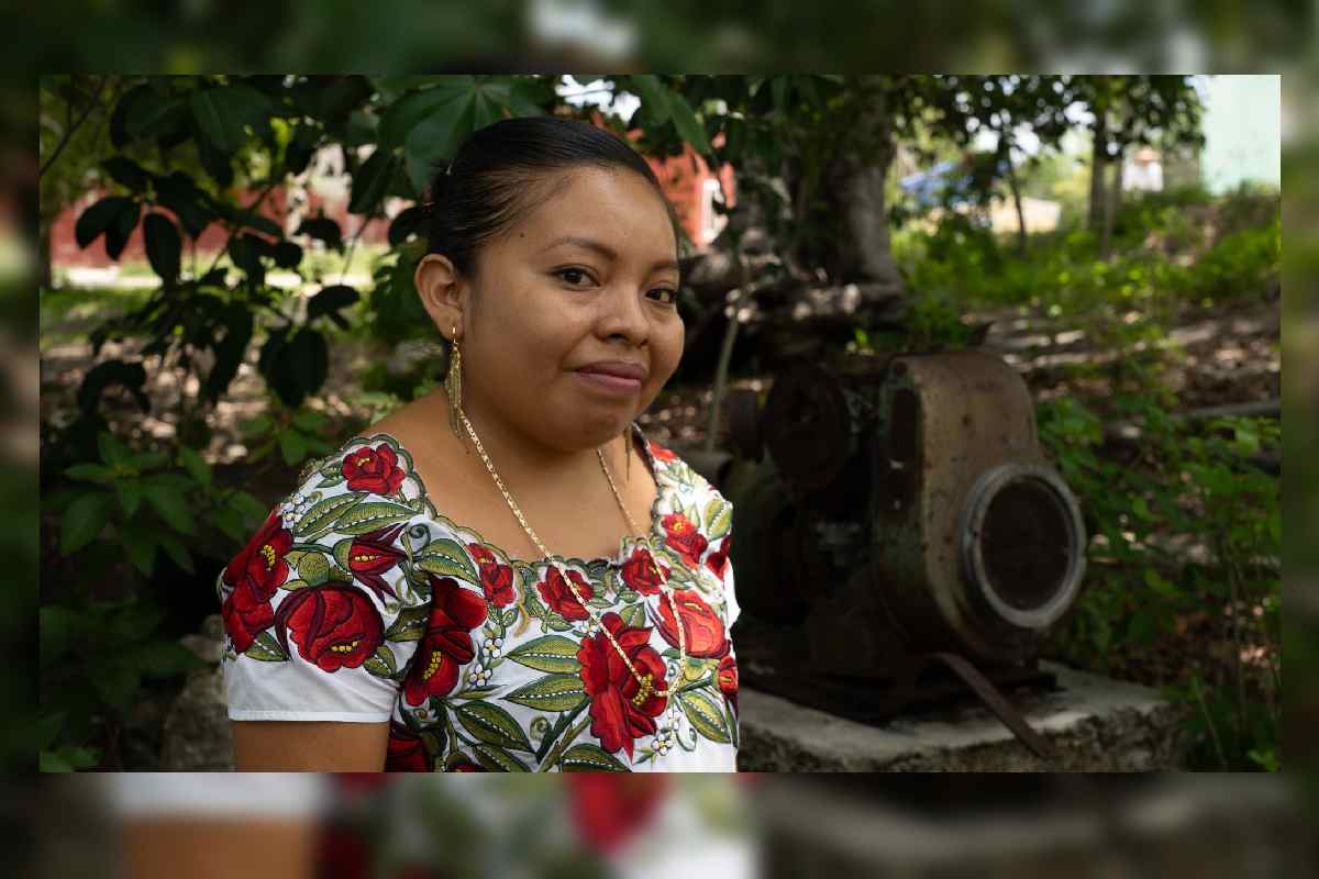 Mercedes Uc Un de Xcopteil, Chankom, Yucatán. Defensora del agua.