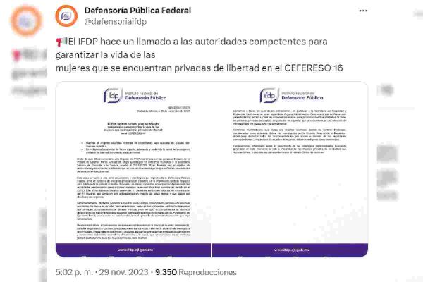 defensoria publica cefereso 16 morelos