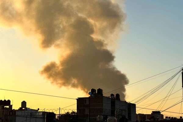 incendio en el centro