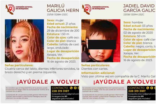 madre e hijo desaparecidos veracruz