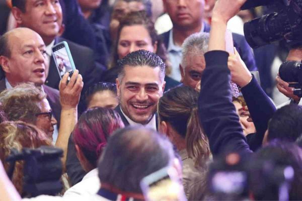 Omar García Harfuch, aspirante de Morena a la jefatura de Gobierno.