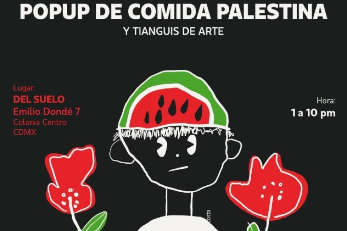 Pop up y comida palestina, restaurante: Del Suelo