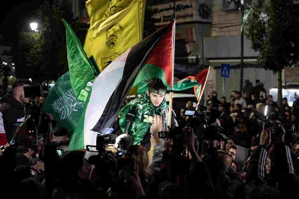 Israel liberó prisioneros palestinos.