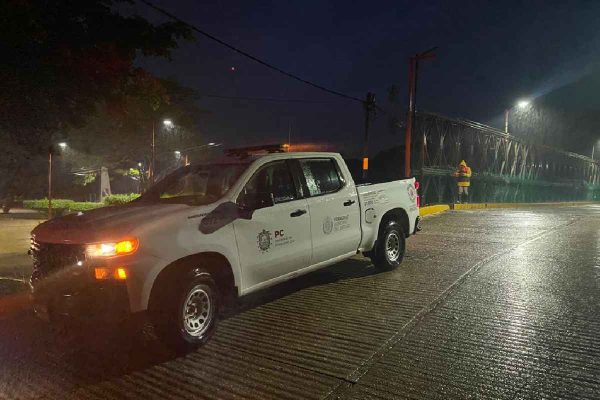 Autoridades de Veracruz realizan tareas de vigilancia en Agua Dulce