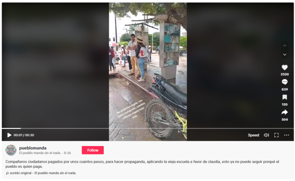 Damnificados en Guerrero no reciben apoyo con propaganda de Sheinbaum, como aseguran en redes. 