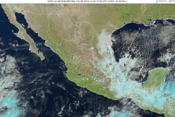 Pronóstico de lluvias del Servicio Meteorológico Nacional