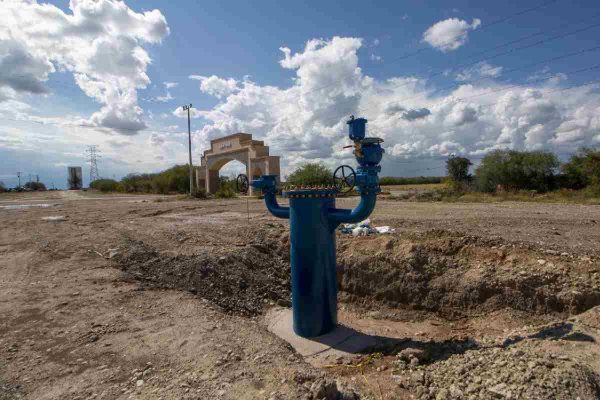 Pres El Cuchillo en Nuevo León para trasvase de agua a Tamaulipas
