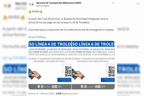 trolebus cdmx tarjeta movilidad
