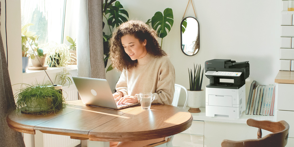 KYOCERA home office felicidad empresas